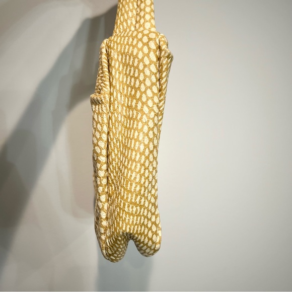 STAUD Felix Faun Purse Tan/Beige Animal Print Leather Handbag Shoulder Bag - Picture 5 of 14